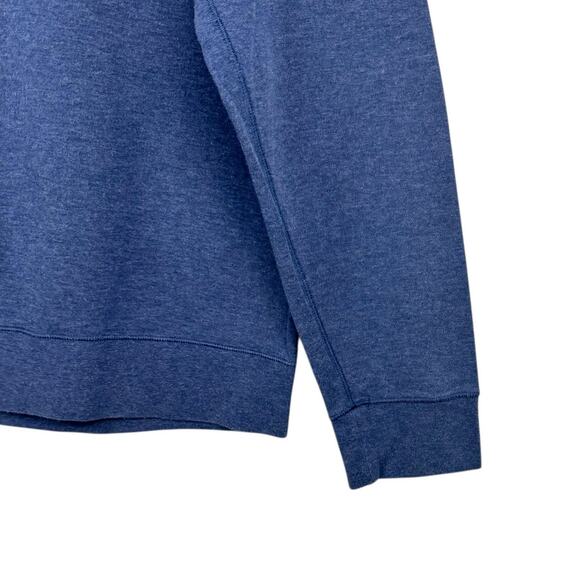 Polo Ralph Lauren Active Blue Cotton Blend 1/4 Zip High Neck Sweatshirt Medium - Picture 4 of 11